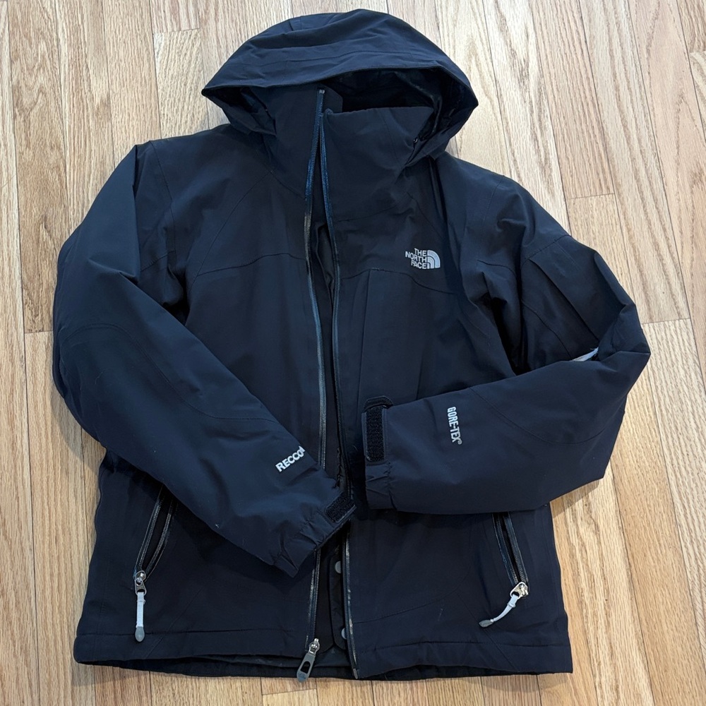 The North Face Black Insulated Gore Tex Jacket